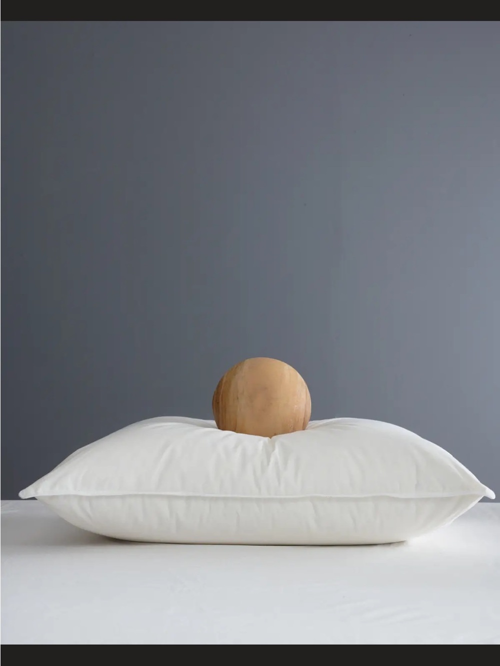 Quince White Down-Alternative Pillow - Soft White Comfort
